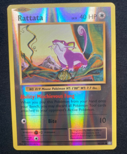 Pokemon Card Rattata 66/108 Reverse Holo XY Evolutions NM/LP - Image 1