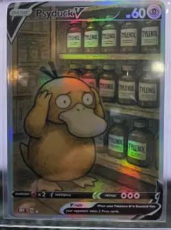 PokeTeamLegends Pokemon Card Holo (FanArt) Psyduck Headache - Image 2
