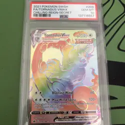 Tornadus VMAX PSA 10 Secret Rare 209/198 Chilling Reign Pokemon Card - Image 1