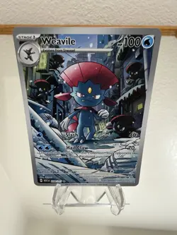 Pokemon Weavile 228/217 Full Art Holo Rare Dark Stage 1 Card ASC Set - Image 1