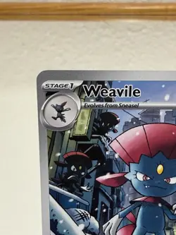 Pokemon Weavile 228/217 Full Art Holo Rare Dark Stage 1 Card ASC Set - Image 2