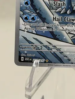 Pokemon Weavile 228/217 Full Art Holo Rare Dark Stage 1 Card ASC Set - Image 5