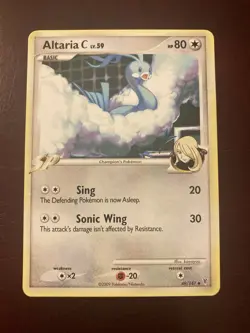 Altaria C 49/147 Platinum Supreme Victors Uncommon Pokemon TCG Card NM - Image 1