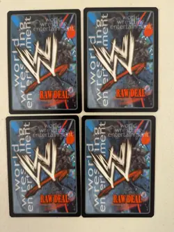 WWF WWE Raw Deal CCG The Rock Starter Rare Card Lot Survivor Series 2 - Image 2