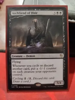 Archfiend of Ifnir 86 Magic: The Gathering Aetherdrift Card - Image 1