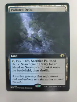 MTG Polluted Delta Modern Horizons 3 0465 Borderless Rare - Image 1
