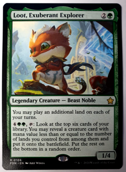 Loot, Exuberant Explorer - MTG Foundations - Rare - 0106 NM - Image 1