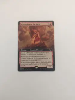 Champion of the Path (Extended Art) Lorwyn Eclipsed Regular NM MTG - Image 1