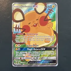 Dedenne GX 195a/214 Unbroken Bonds Alt Art Promo Rare Holo Pokemon Card NM #2 - Image 1