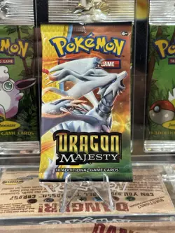 2018 POKEMON SUN & MOON DRAGON MAJESTY 3 BOOSTER PACKS W/ CASE - Image 4