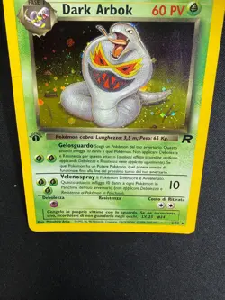 Pokemon Dark Arbok 2/82 Team Rocket Rara Holo Prima Edizione ITA Carte Vintage - Image 3