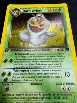 Pokemon Dark Arbok 2/82 Team Rocket Rara Holo Prima Edizione ITA Carte Vintage - Image 4