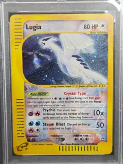 Pokemon 2003 Aquapolis #149 Lugia Holo Card PSA 9 Mint Graded Rare ! - Image 4