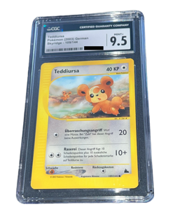 Pokemon - Teddiursa - CGC 9.5 - 2003 Skyridge German - DE - no PSA Grading - Image 1