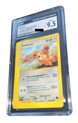 Pokemon - Teddiursa - CGC 9.5 - 2003 Skyridge German - DE - no PSA Grading - Image 2