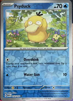 Psyduck Reverse Holo - 054/165 - Scarlet & Violet 151 Pokemon 2023 - Image 1
