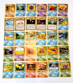 1996 Pocket Monsters Cards - Lot of 30 - Pokemon Japanese Card Game by Nintendo - Image 1