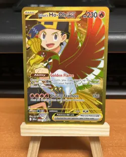 Pokemon TCG Ethan’s Ho-Oh EX 239/182 Hyper Rare Destined Rivals - Image 1