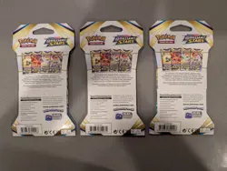 Pokemon Brilliant Stars Sleeved Booster Pack X3 - Image 2