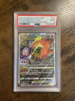 Pokemon Charizard VSTAR SWSH262 Ultra Premium Collection Promo Holo PSA 9 - Image 1