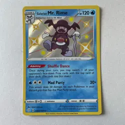 Pokemon Shining Fates #SV021/SV122 Galarian Mr.Rime Holo Rare - Image 1