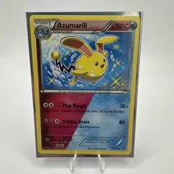Azumarill 77/114 XY-Steam Siege Regular - shiny pokemon - Image 1