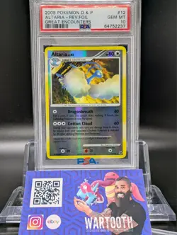 Pokemon Diamond & Pearl - Great Encounters Altaria Reverse Holo #12 PSA 10 - Image 1