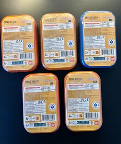 One Piece Tin Pack Set Vol 2 Set of 5 | TS-02 OP-13 - Factory Sealed - Image 2