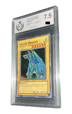 YuGiOh! Luster Dragon - PGS 7.5 - 2003 Legacy of Darkness / LOD - no PSA Grading - Image 1