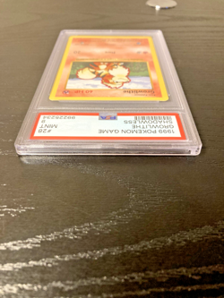 PSA 9 MINT Growlithe Shadowless #28 1999 Pokemon TCG Base Set - Image 4