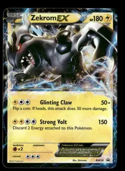 Zekrom EX - BW38 - Black Star Promo - Pokemon Card - NM/M - Image 1