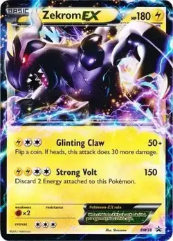 Zekrom EX - BW38 - Pokemon Black & White Promo Ultra Rare Card NM - Image 1