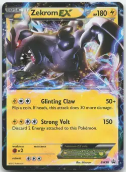 Zekrom EX BW38 Black and White Promos Pokemon Card NM - Image 1