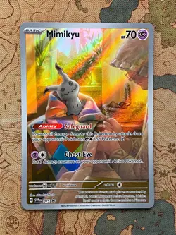 Pokemon TCG - Mimikyu SVP 075 Scarlet & Violet Black Star Promo Paldean Fates NM - Image 1