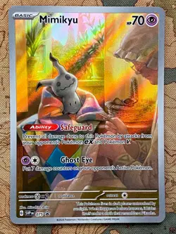 Pokemon TCG - Mimikyu SVP 075 Scarlet & Violet Black Star Promo Paldean Fates NM - Image 2