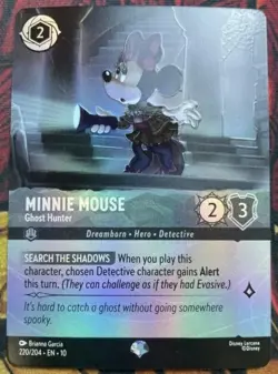 Minnie Mouse #220/204 Disney Lorcana Whispers In The Well 2025 Epic Foil TCG - Image 1