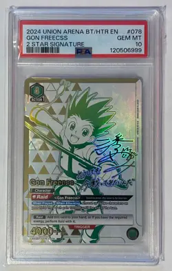2024 Union Arena BT/HTR EN Gon Freecss 2* Signature [PSA 10] - Image 1