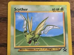 Pokemon Wotc Black Star Promo # 45 SCYTHER **not played** - Image 2
