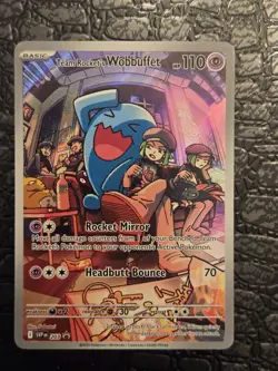 Pokemon Team Rocket's Wobbuffet 203 Sv: Scarlet & Violet Promo Cards Holo TCG NM - Image 3