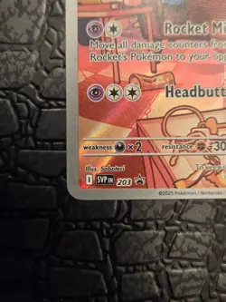 Pokemon Team Rocket's Wobbuffet 203 Sv: Scarlet & Violet Promo Cards Holo TCG NM - Image 4