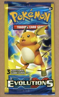 Pokemon XY Evolutions 3-Card Mini Fun Booster Pack Factory Sealed NEW - Image 1