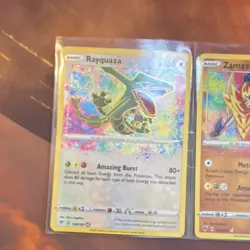 Pokemon TCG Amazing Rare Holo Card Lot - Rayquaza, Zamazenta, Zacian - 2020 - Image 4