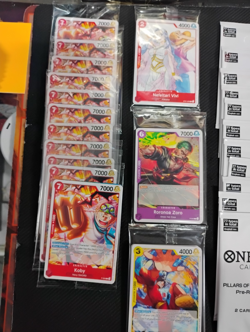 Lot One Piece Card Game koby, pillars, wings, kingdoms, promos LOT - Image 2