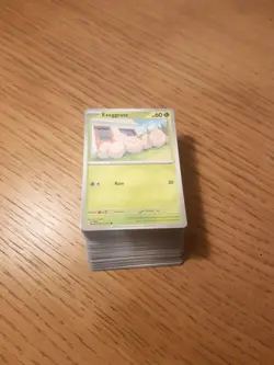 75% Complete Prismatic Evolutions Set Pokemon Card Bundle- No Duplicates - Holos - Image 1