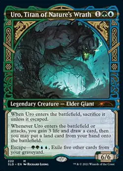 Uro Titan of Nature s Wrath - Near Mint MTG Secret Lair - Image 1