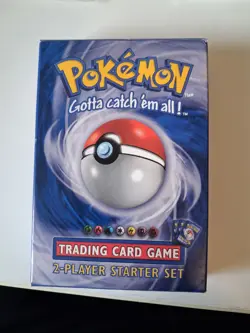 Pokemon Base Set 2-Player Starter Set Sealed Cards Open Box Book and Counters - Image 1