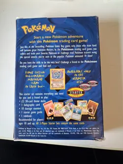 Pokemon Base Set 2-Player Starter Set Sealed Cards Open Box Book and Counters - Image 4