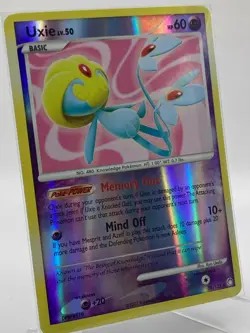 Uxie 18/123 Diamond Pearl Mysterious Treasures Reverse Holo Rare Pokemon Card - Image 2
