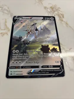 Pokemon TCG Arceus v SWSH Black Star Promo Holo Card SWSH204 Near Mint - Image 2