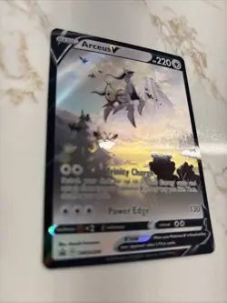 Pokemon TCG Arceus v SWSH Black Star Promo Holo Card SWSH204 Near Mint - Image 3